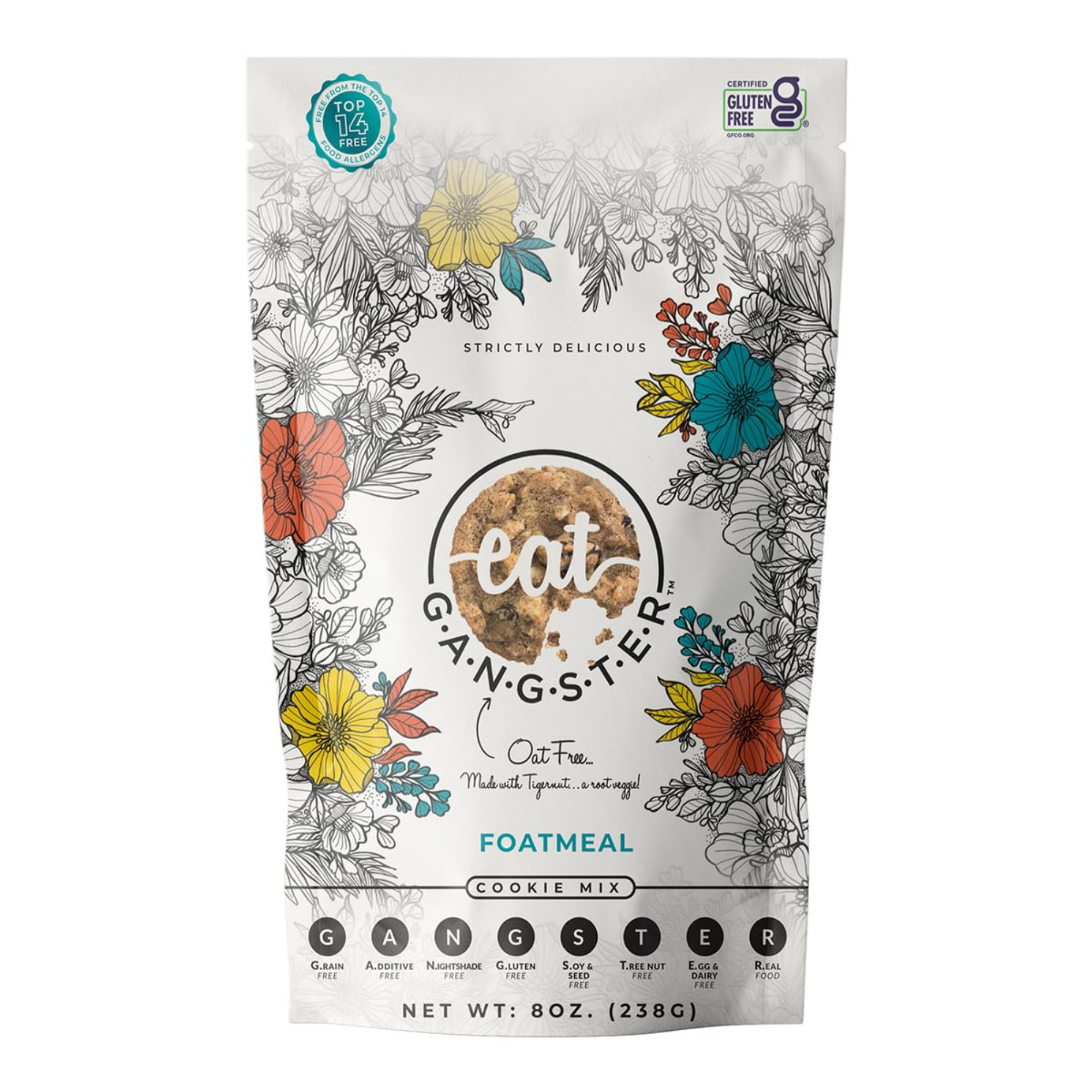 EAT G.A.N.G.S.T.E.R // Foatmeal Cookie Mix, 8 oz