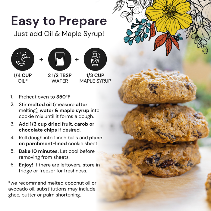 EAT G.A.N.G.S.T.E.R // Foatmeal Cookie Mix, 8 oz