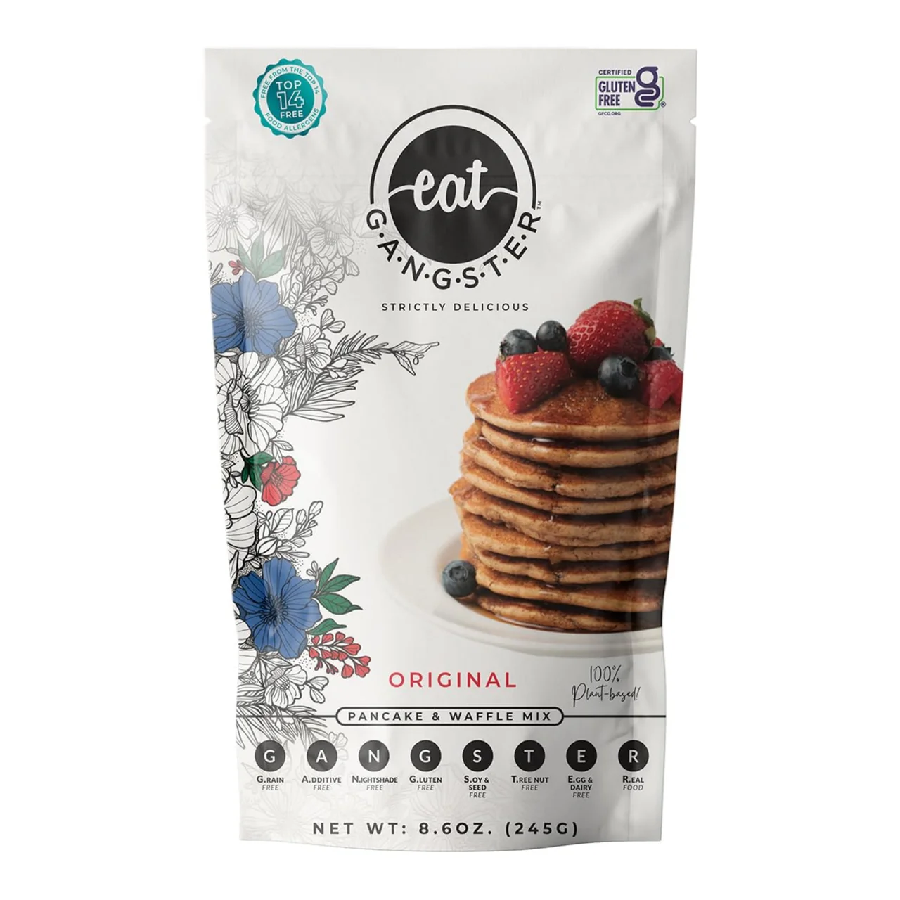 EAT G.A.N.G.S.T.E.R // Pancake and Waffle Mix, 8.6 oz