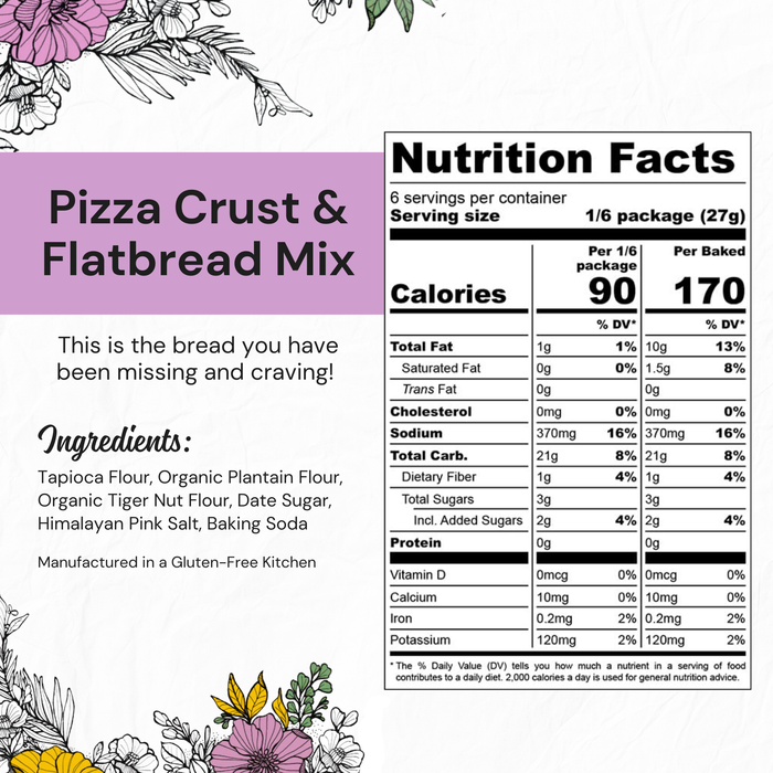 EAT G.A.N.G.S.T.E.R // Pizza Crust & Flatbread Mix, 5.7 oz