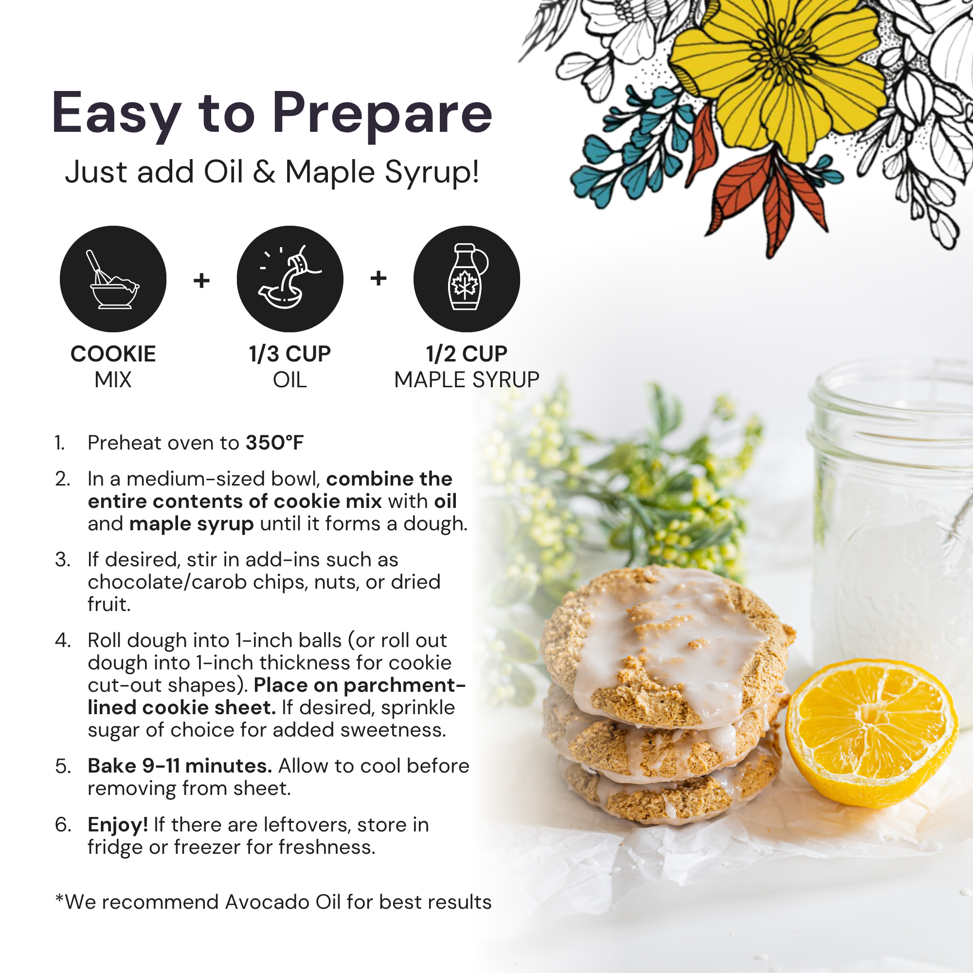 EAT G.A.N.G.S.T.E.R // Sugar Cookie Mix, 8.2 oz