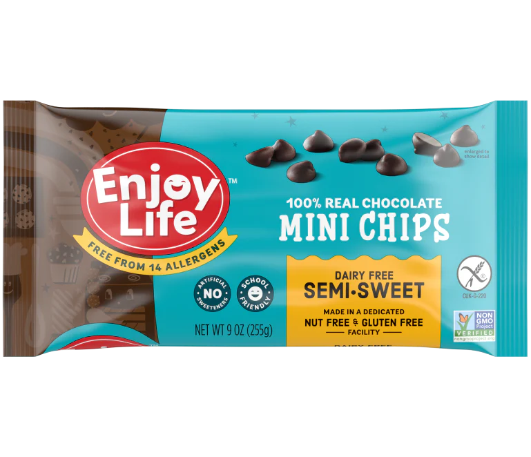Enjoy Sweets Enjoy Life // Semi-Sweet Mini Chocolate Chips, 9 oz