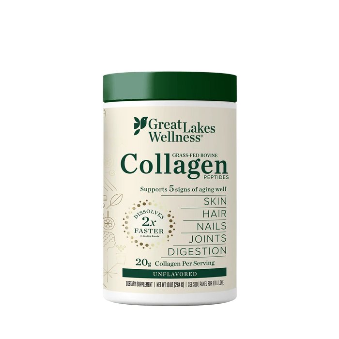 Great Lakes Wellness Grass-Fed Bovine Collagen Peptides, 10 oz