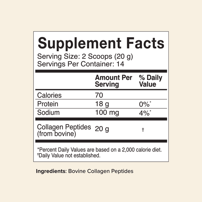 Great Lakes Wellness Grass-Fed Bovine Collagen Peptides, 10 oz