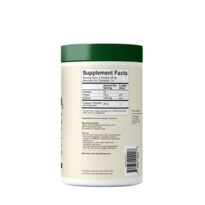 Great Lakes Gelatin Co. // Grass-Fed Collagen Peptides 10 oz