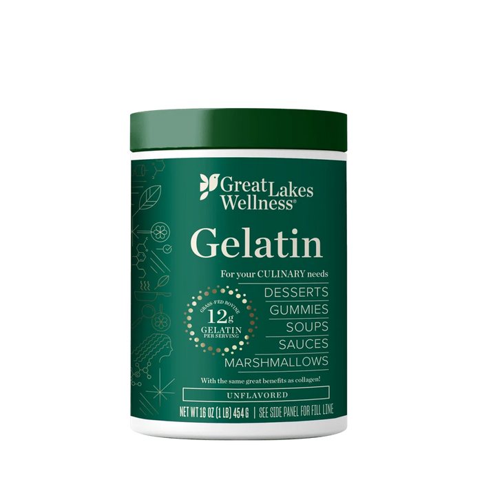 Great Lakes Wellness Unflavored Beef Gelatin, 16 oz