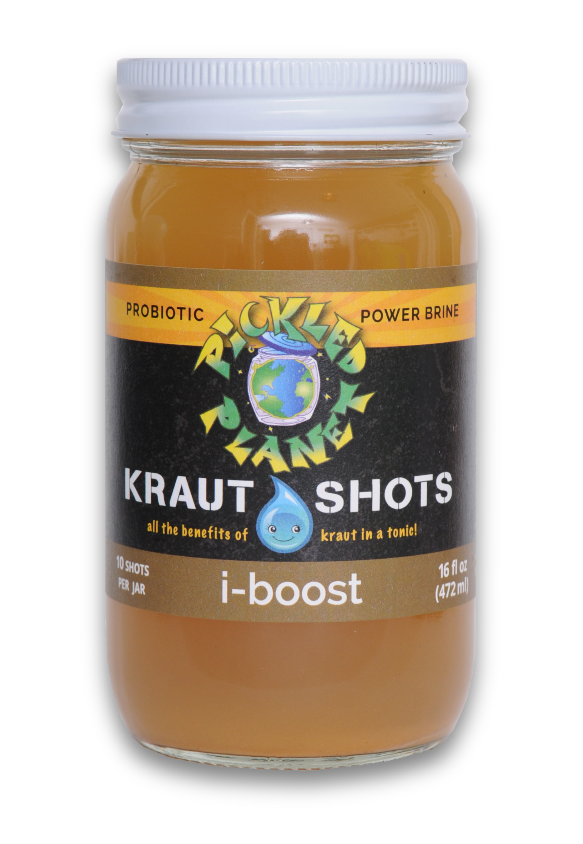 Pickled Planted // Immune Boost Organic Kraut Shots, Raw - 16 oz