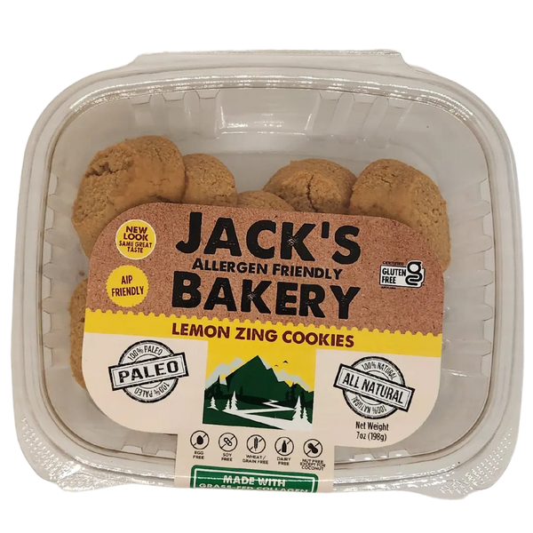 Jack's Paleo Lemon Zing Cookies – Gluten & Dairy-Free Treat!