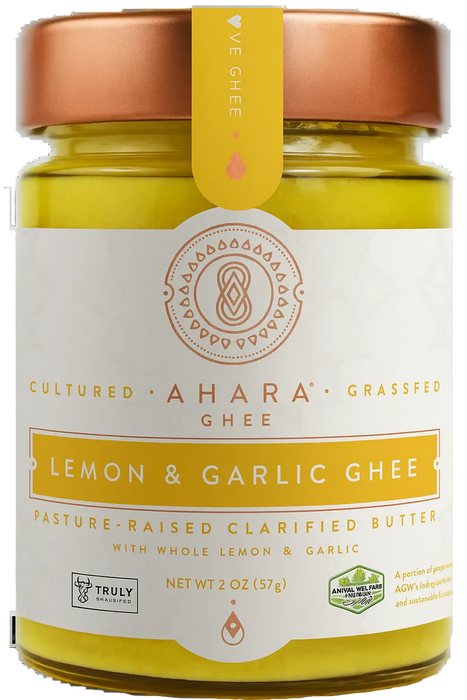 Ahara Rasa // Lemon & Garlic Ghee 2 oz