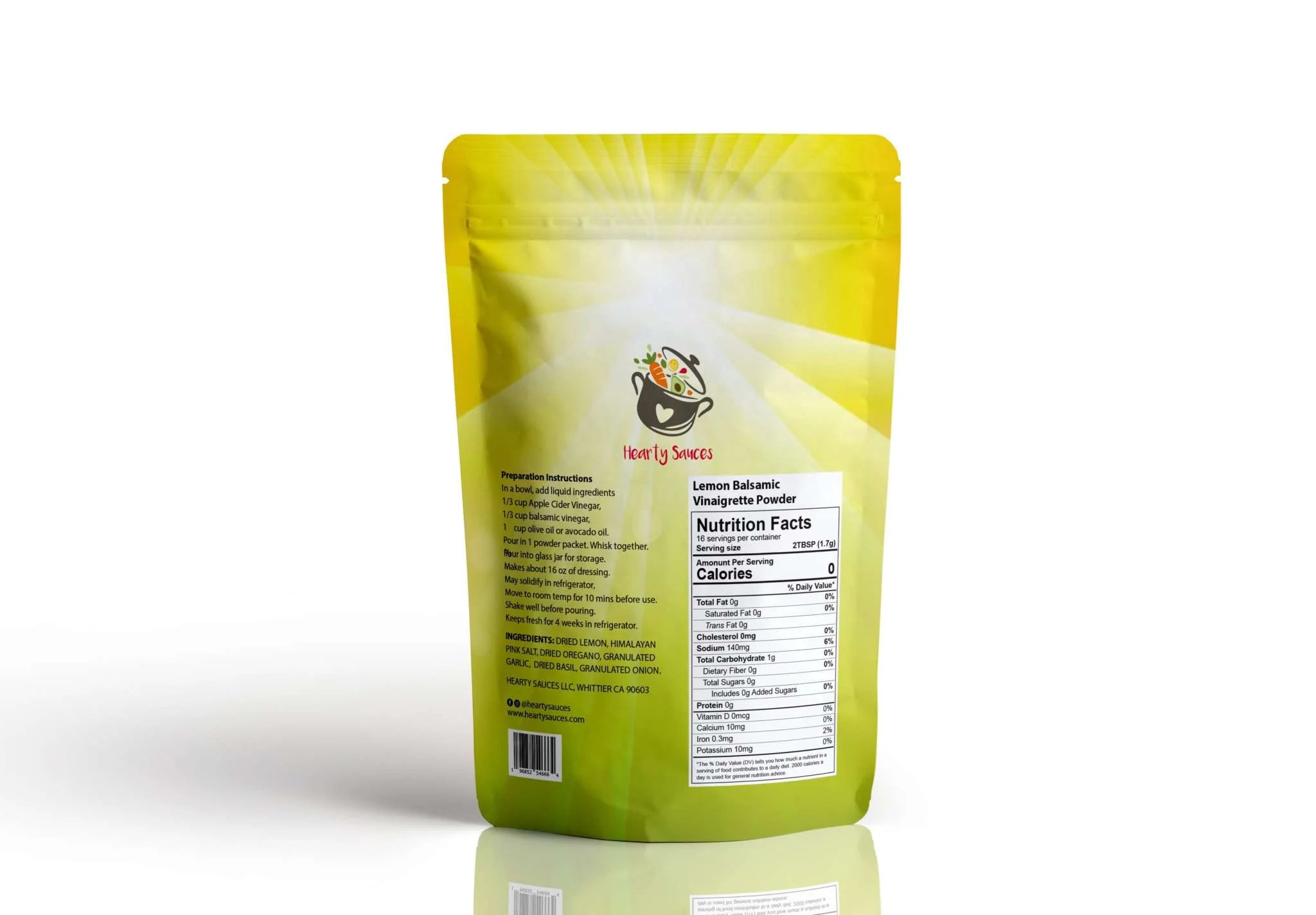 Hearty Sauces // Lemon Vinaigrette Dressing Mix, 1.1 oz