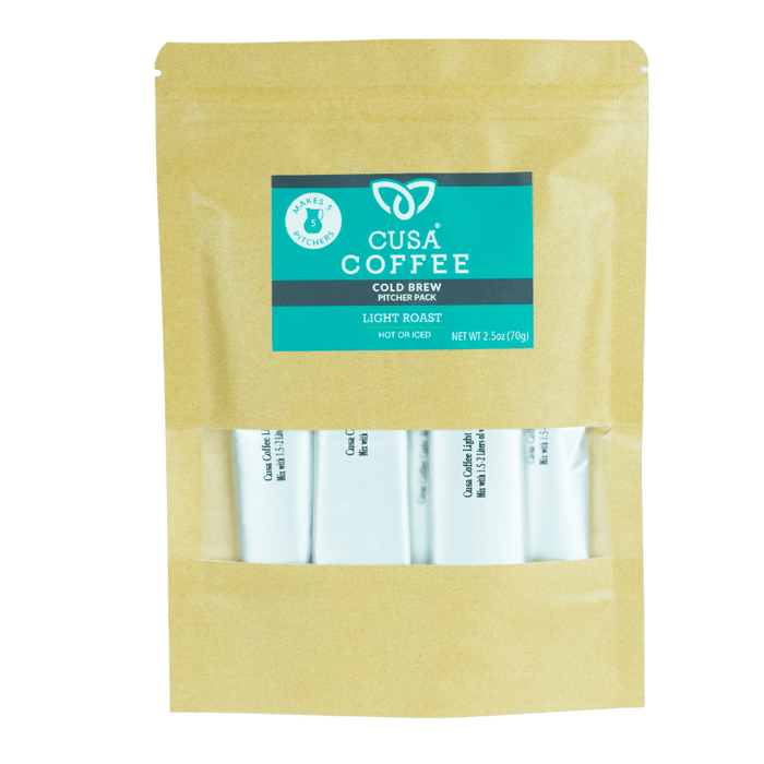 Cusa Tea & Coffee // Light Roast Coffee Pitcher Pack