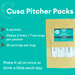 Cusa Tea & Coffee // Light Roast Coffee Pitcher Pack Product Content