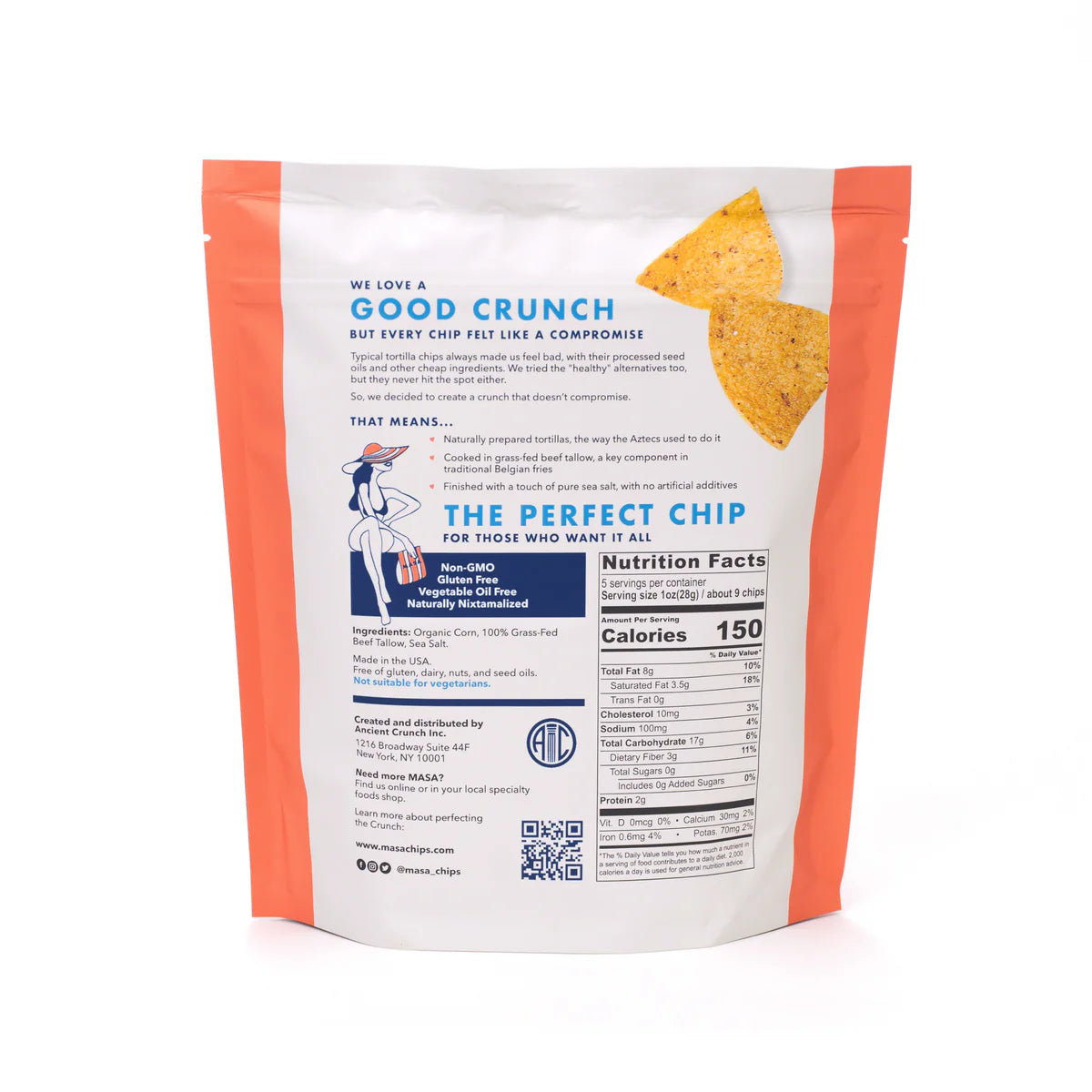 MASA // Original Tortilla Chips, 5 oz