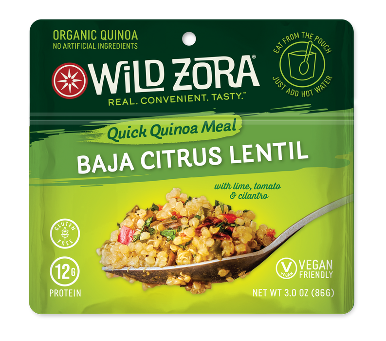 Wild Zora // Quick Quinoa Meal - Baja Citrus with Tomato, Lime & Cilantro 3 oz