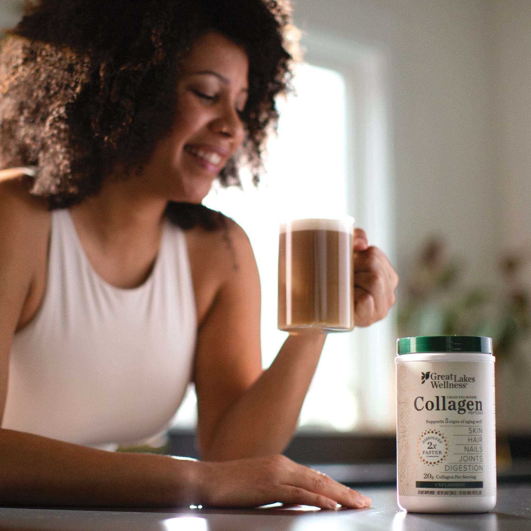Great Lakes Wellness Grass-Fed Bovine Collagen Peptides, 10 oz