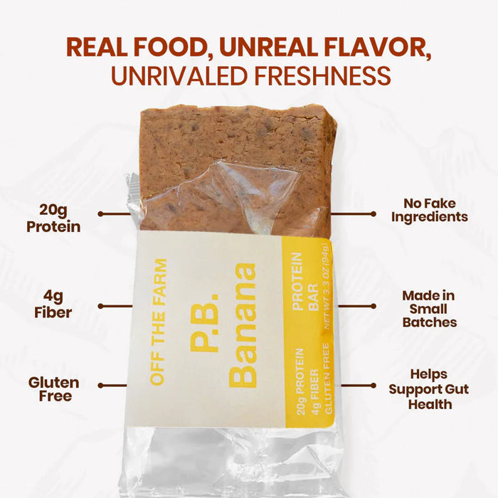 Off The Farm // Peanut Butter Banana Meal Bar 3.3 oz