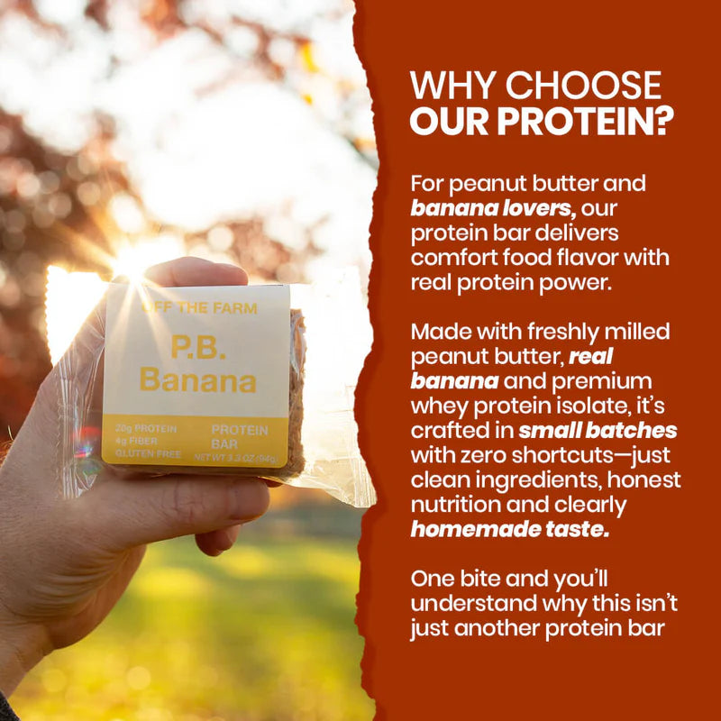 Off The Farm // Peanut Butter Banana Meal Bar 3.3 oz