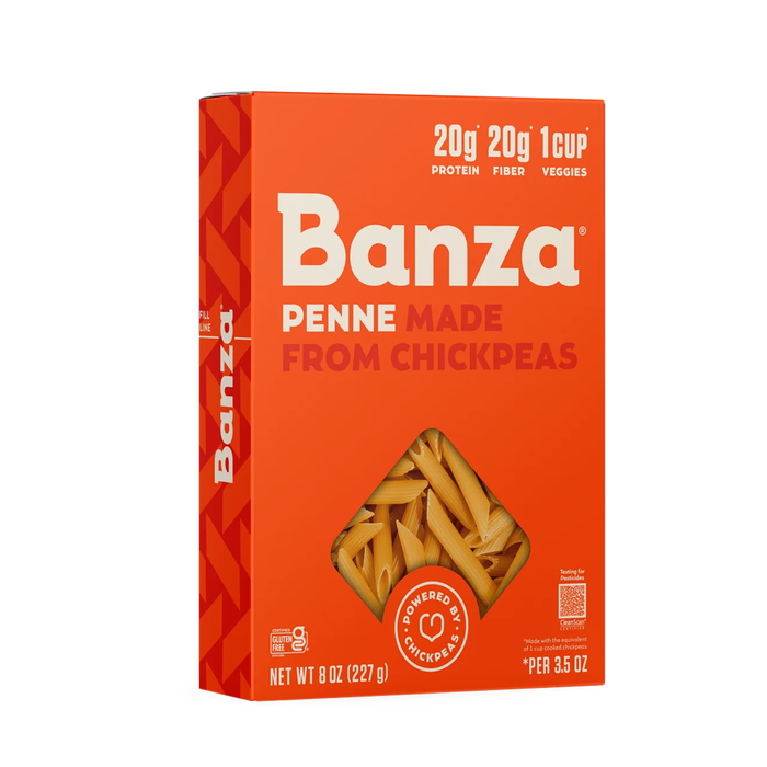 Banza Chickpea Penne Pasta, 8 oz