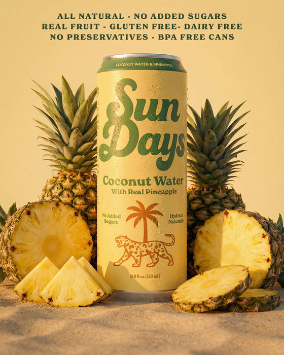 Sun Days // Coconut Water with Pineapple 10.8 fl oz
