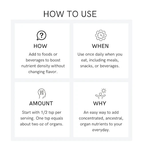 Pluck // Pure Beef Organ Supplement Powder, 1.87 oz