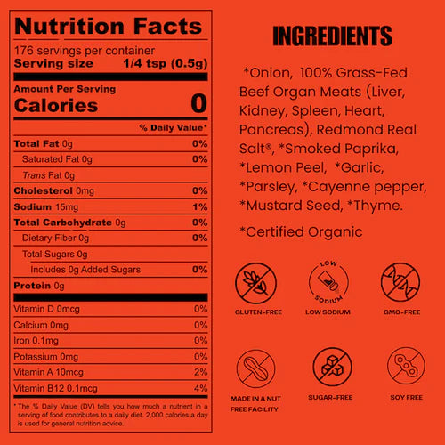 Pluck // Southwest Organ Meat Blend Seasoning, 3.1 oz