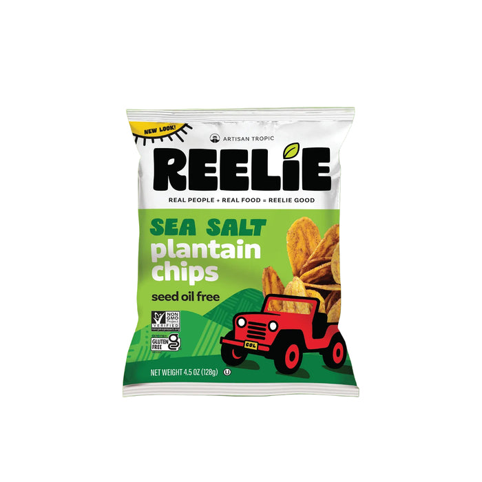 Reelie // Plantain Strips with Sea Salt 4.5 oz