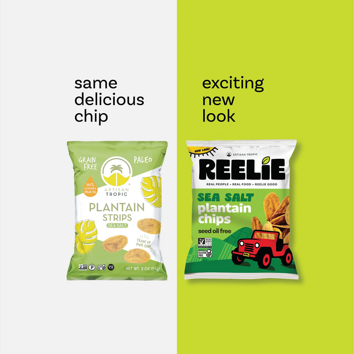 Reelie // Plantain Strips with Sea Salt 4.5 oz