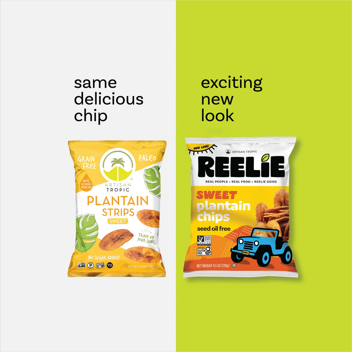 Reelie // Naturally Sweet Plantain Strips 4.5 oz
