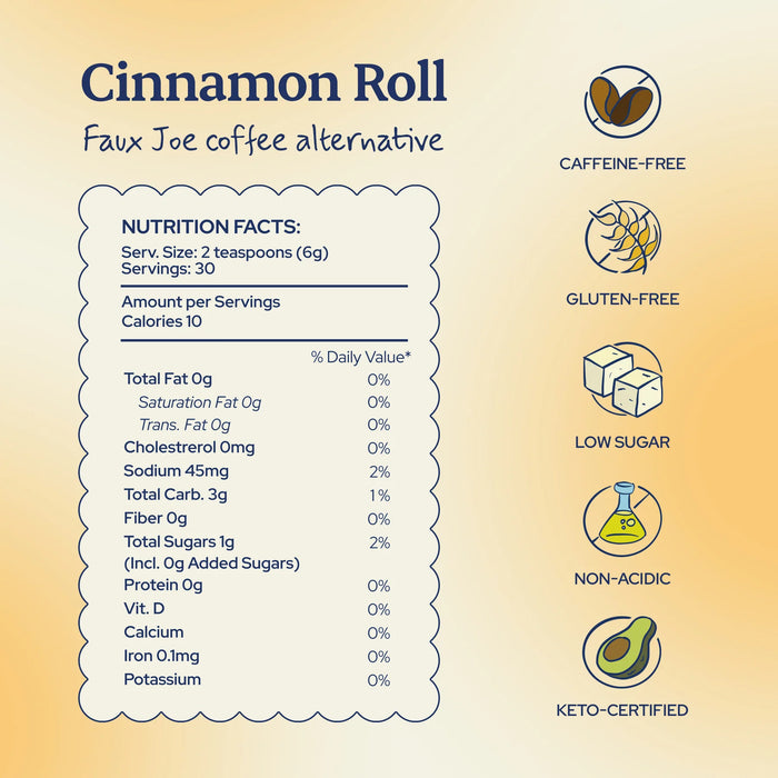 Sip Herbals // Cinnamon Roll Coffee Substitute 6 oz