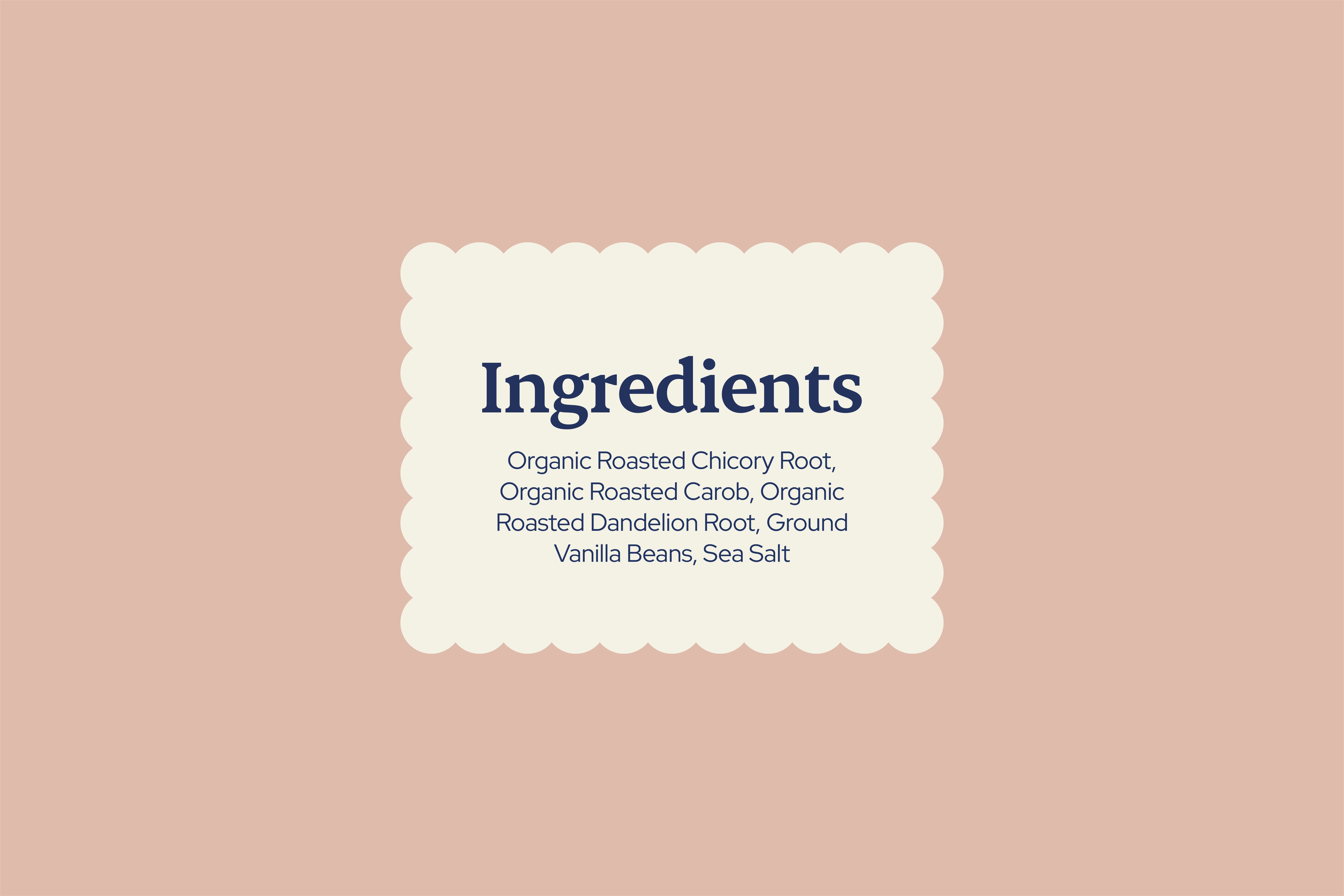 Sip Herbals French Vanilla Coffee Substitute ingredients.