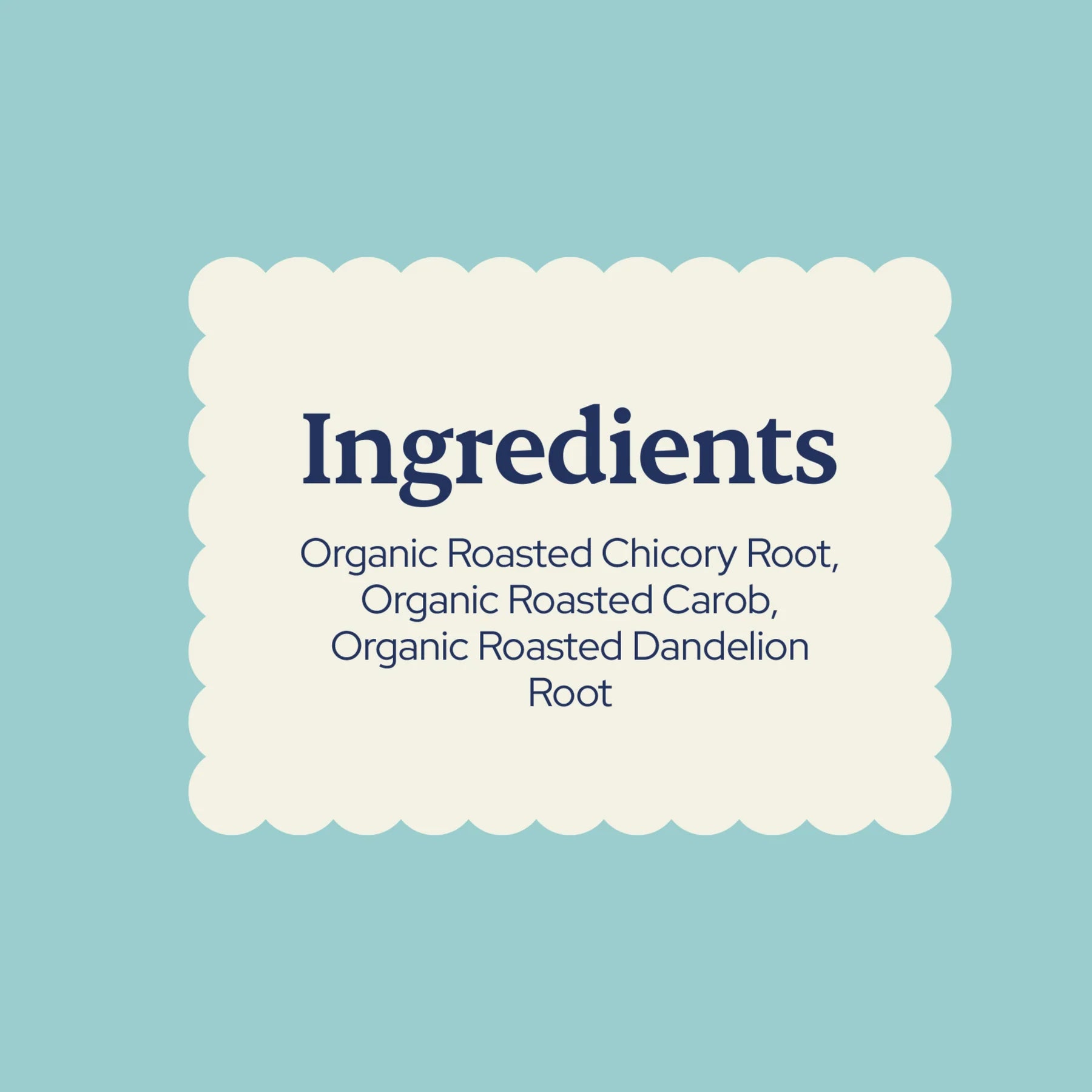 Sip Herbals Signature Roast Coffee Substitute ingredients.