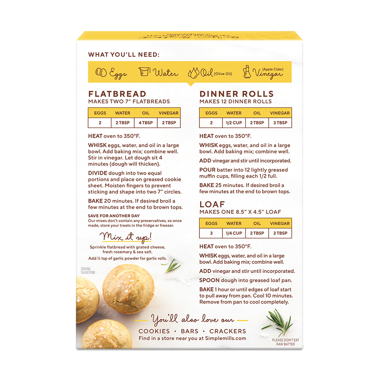 Simple Mills // Artisan Bread Almond Flour Mix 9.8 oz