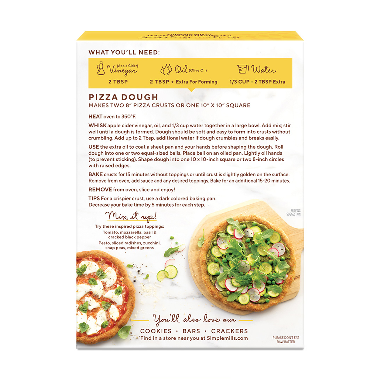 Simple Mills // Pizza Dough Almond Flour Mix 9.8 oz
