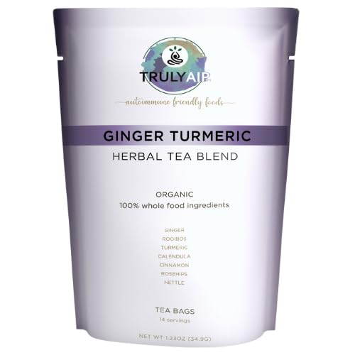 Truly AIP // Ginger Turmeric Herbal Tea (Herbal Tea Blend, 14 Bags)