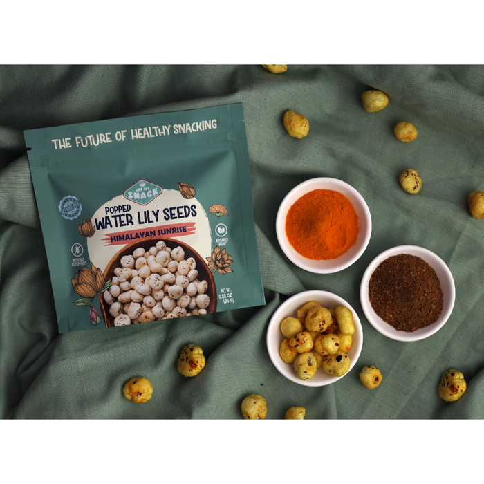 Let Me Snack // Popped Water Lilly Seeds - Himalayan Sunrise