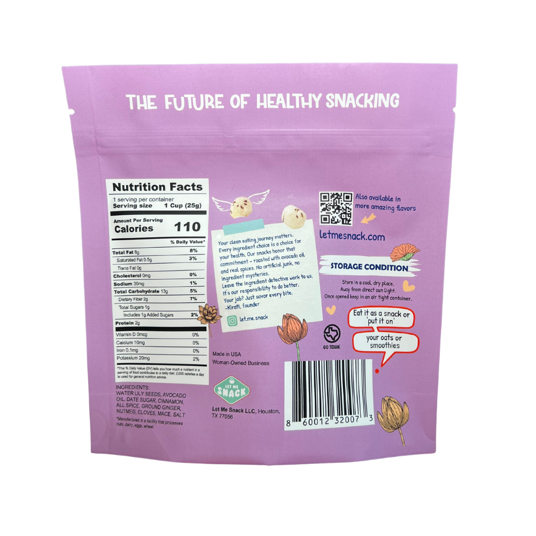 Let Me Snack // Popped Water Lilly Seeds - Best Value Bundle