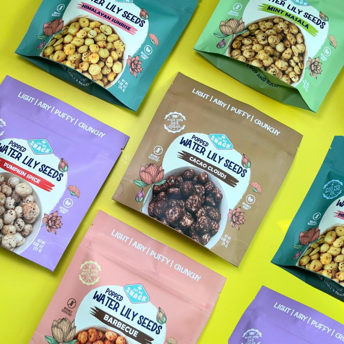 Let Me Snack // Popped Water Lilly Seeds - Pumpkin Spice