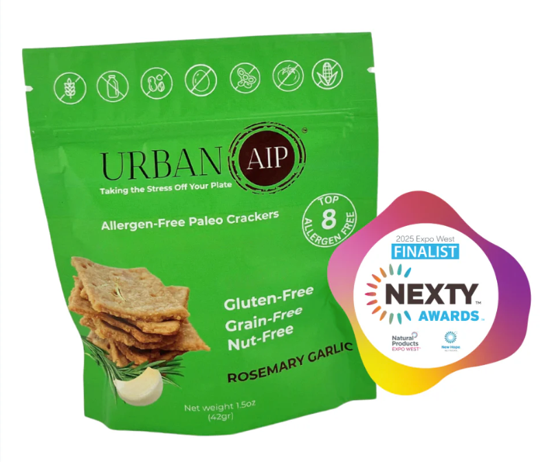 Urban AIP // Rosemary Garlic Paleo Crackers, 7 oz.