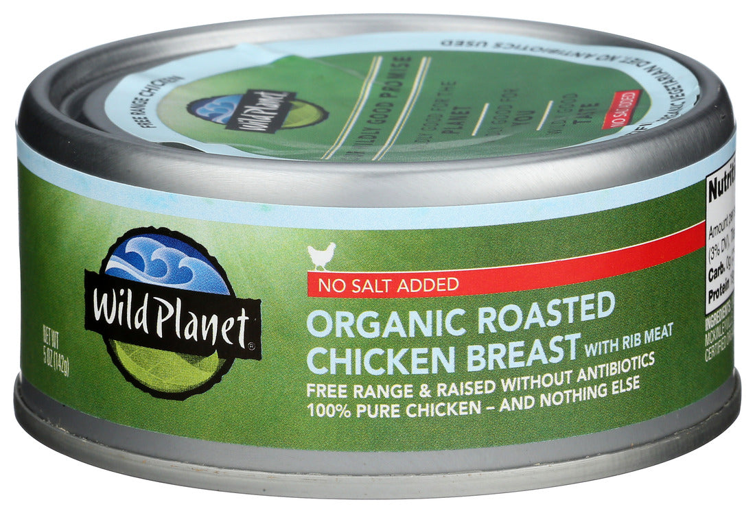 Wild Planet // Organic Roasted Chicken Breast With No Salt 5 oz