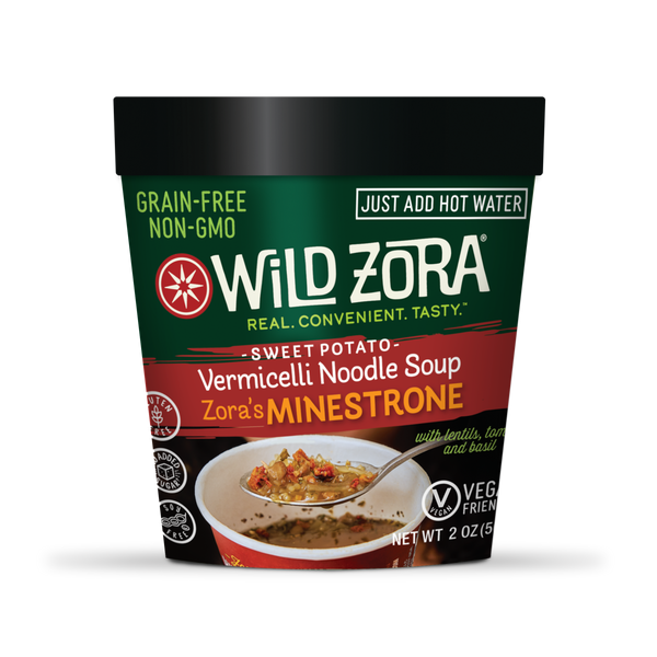 Wild Zora Vermicelli Vegan Minestrone Noodle Soup 2 oz