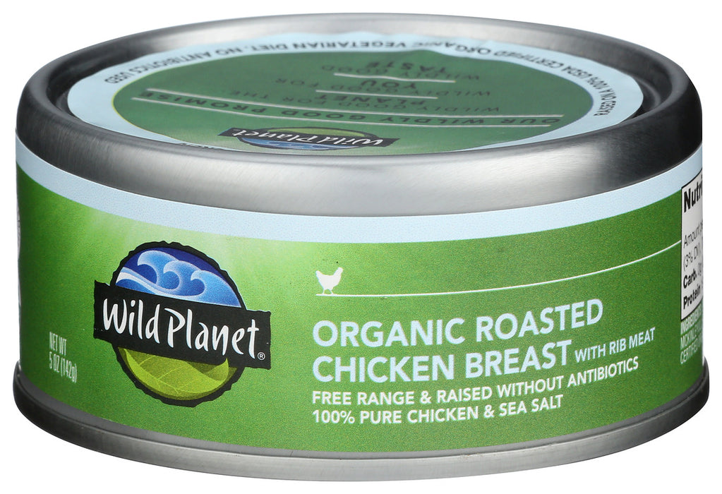 Wild Planet // Organic Roasted Chicken Breast Salted 5 oz