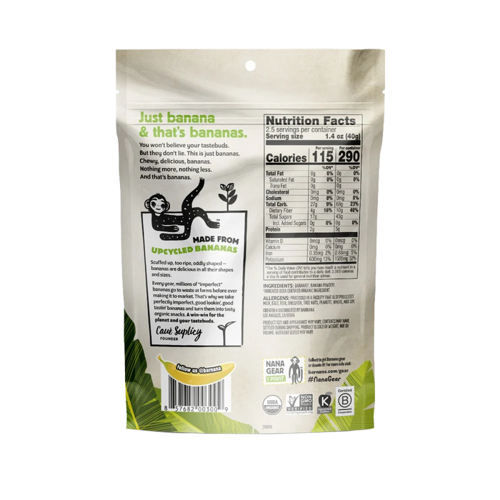 Barnana Organic Chewy Banana Bites, 3.5 oz
