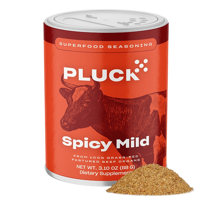 Pluck // Spicy Mild Organ Meat Blend Seasoning, 3.1 oz