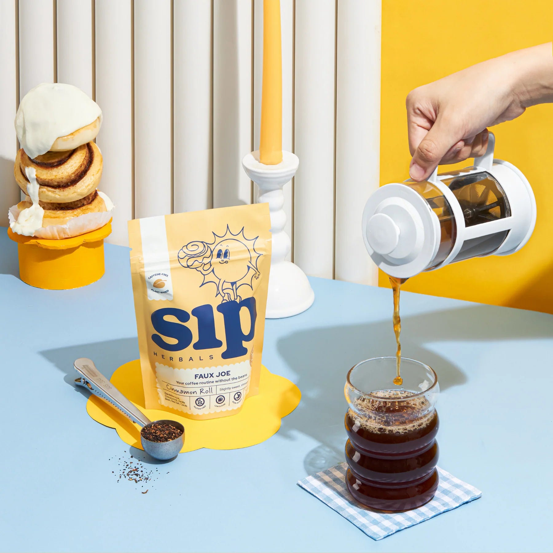 Sip Herbals Cinnamon Roll Coffee | Organic Cinnamon