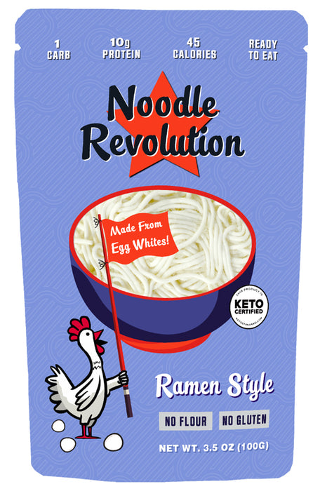 Pure Traditions // Noodle Revolution Keto Egg White Noodles - Ramen 3.5 oz