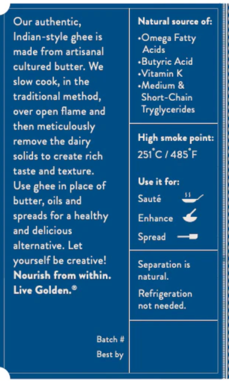 Ahara Rasa // Traditional Ghee