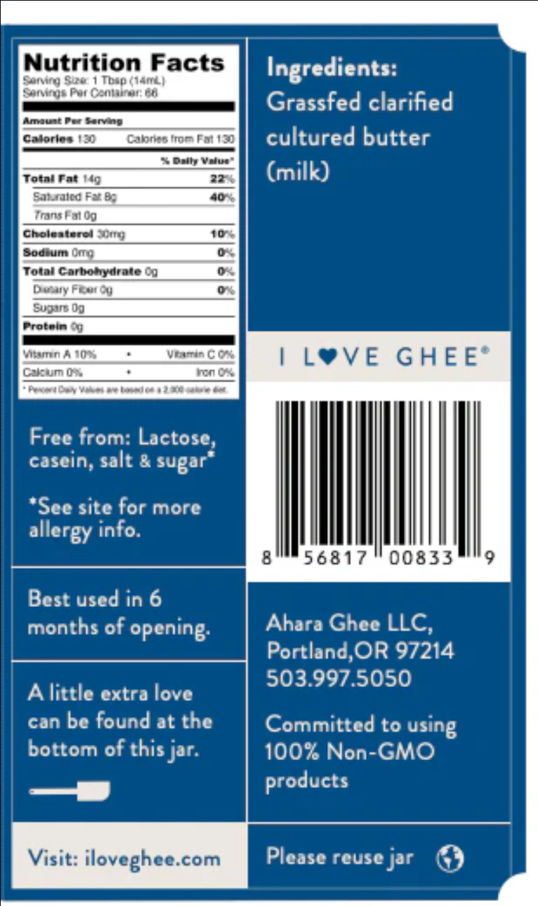 Ahara Rasa // Traditional Ghee