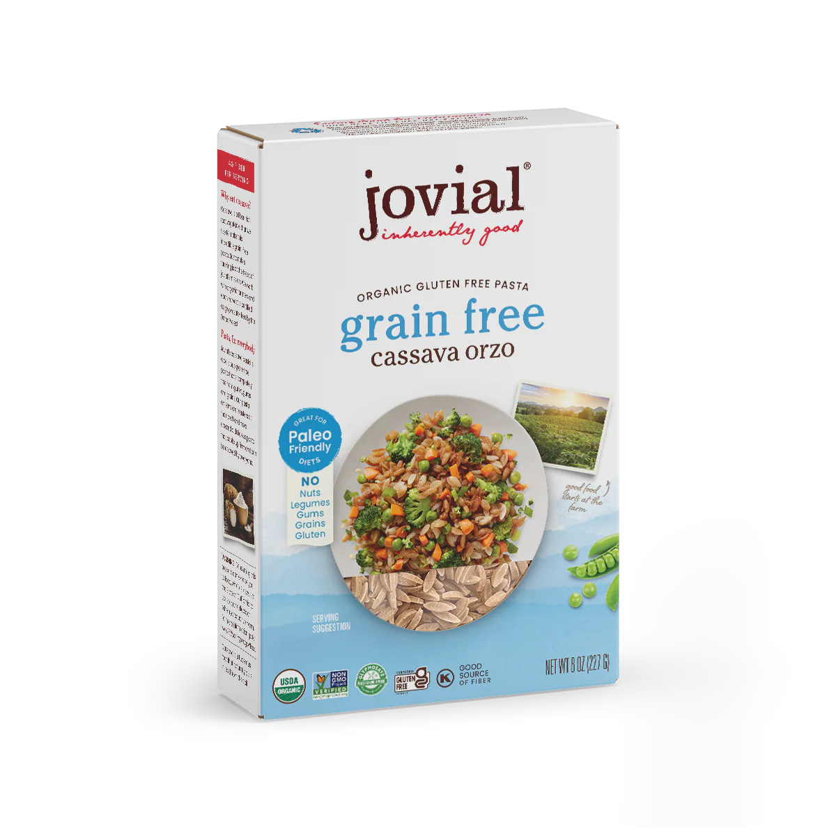 Jovial // Cassava Orzo Pasta 8 oz