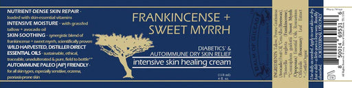 Balm of Gilead // Frankincense + Sweet Myrrh Intensive Healing Cream 4 oz