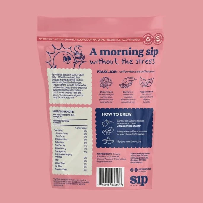 Sip Herbals // Peppermint Mocha Coffee Substitute 4.5 oz